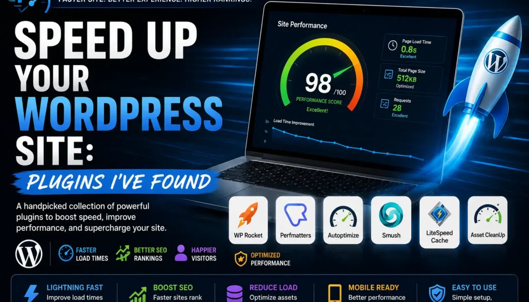 Speed Up Your WordPress Site: Plugins I’ve Found