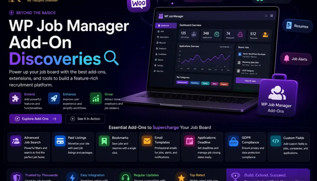 WP Job Manager Add-On Discoveries